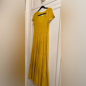 Maeve Yellow Maxi Dress